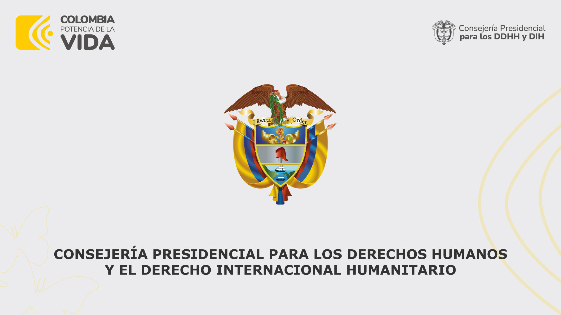 Escudo del Gobierno de Colombia